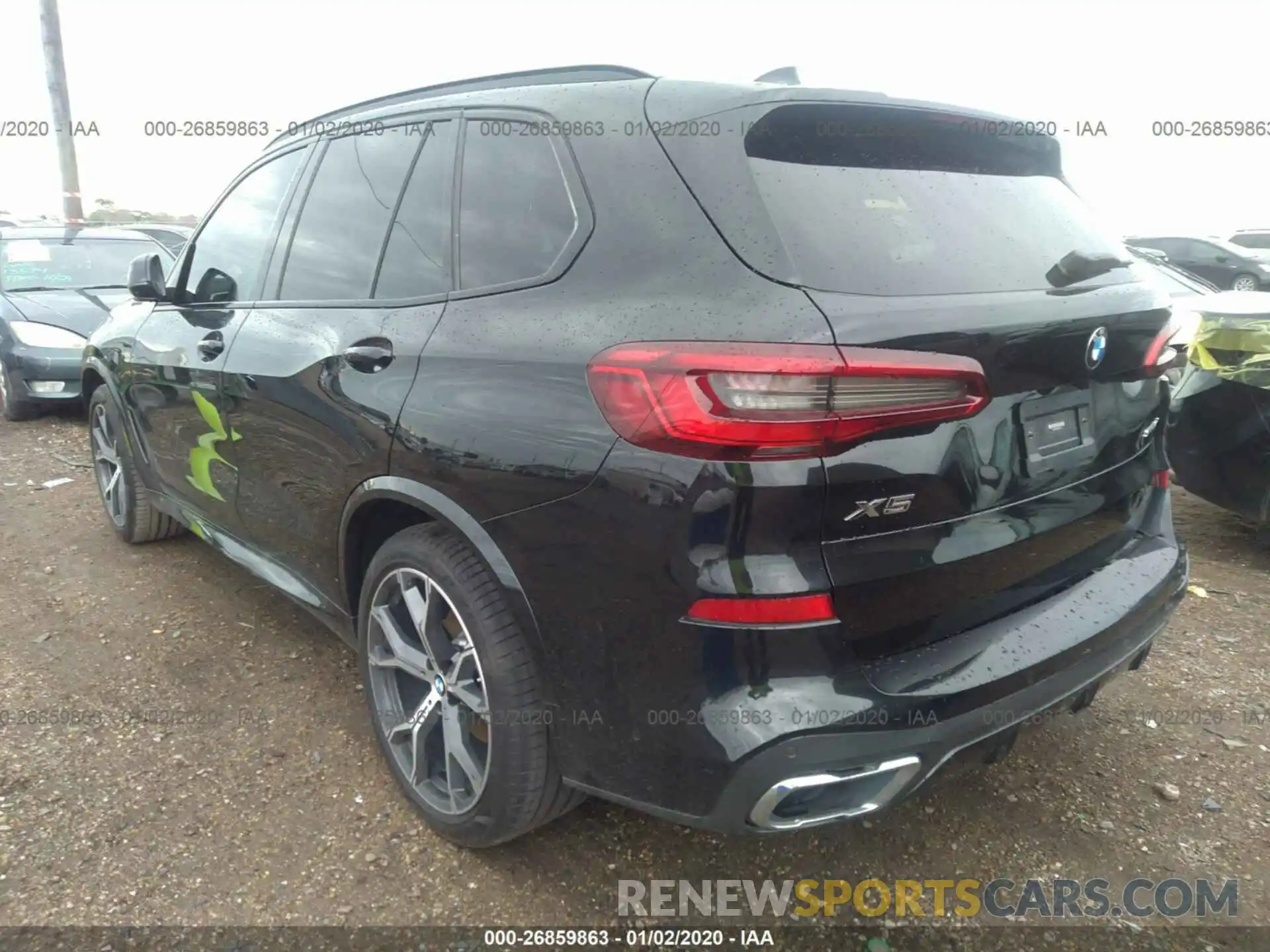 3 Photograph of a damaged car 5UXCR4C09LLE31060 BMW X5 2020