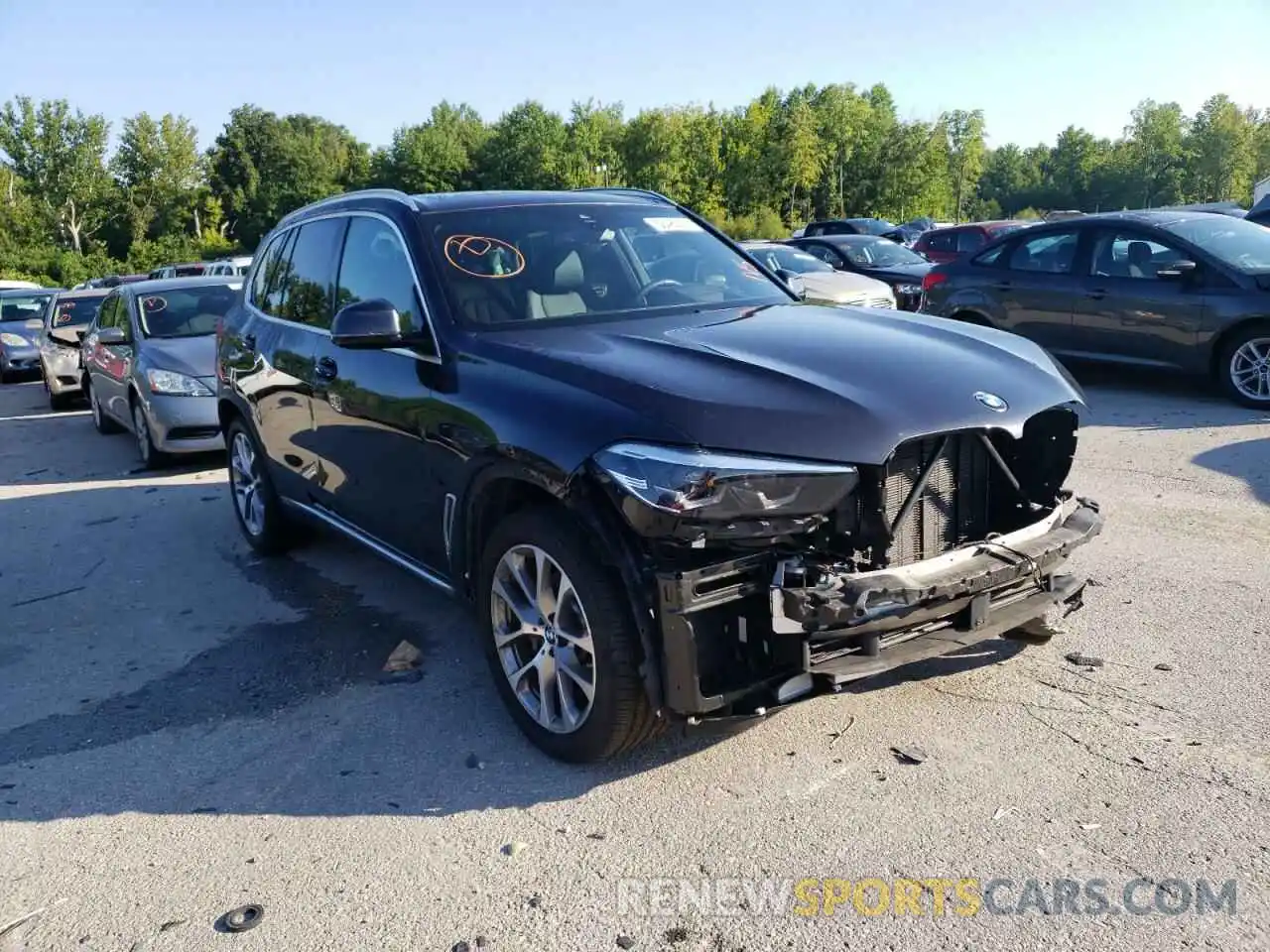 1 Photograph of a damaged car 5UXCR6C01L9C52777 BMW X5 2020