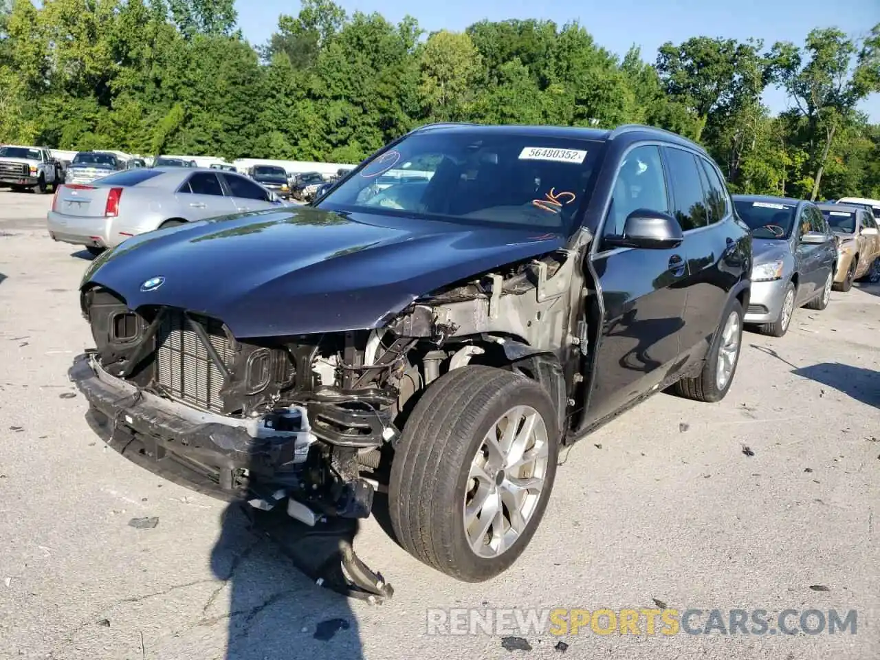 2 Photograph of a damaged car 5UXCR6C01L9C52777 BMW X5 2020