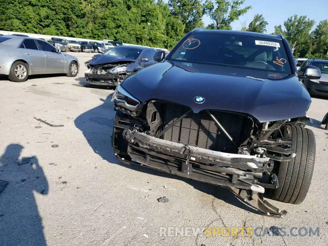 9 Photograph of a damaged car 5UXCR6C01L9C52777 BMW X5 2020