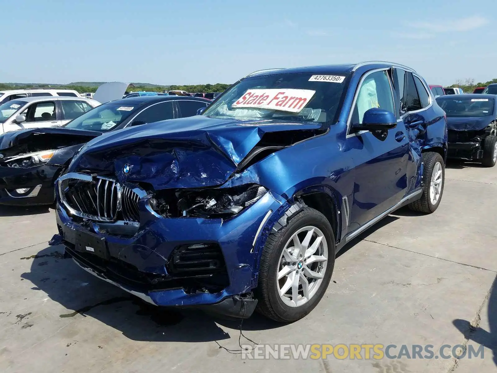 2 Photograph of a damaged car 5UXCR6C04L9B11234 BMW X5 2020
