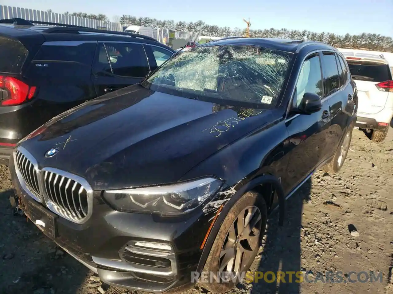 2 Photograph of a damaged car 5UXCR6C05L9B32545 BMW X5 2020