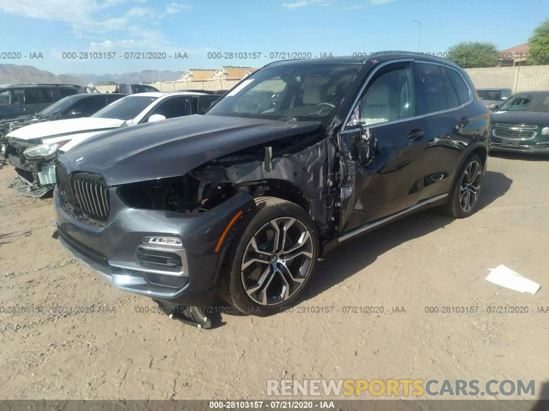 2 Photograph of a damaged car 5UXCR6C05L9B81518 BMW X5 2020