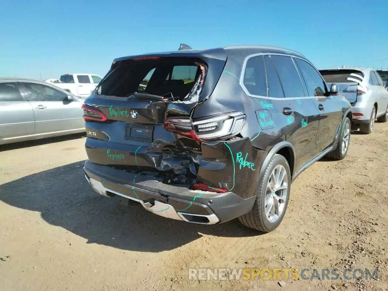 4 Photograph of a damaged car 5UXCR6C06L9C09794 BMW X5 2020