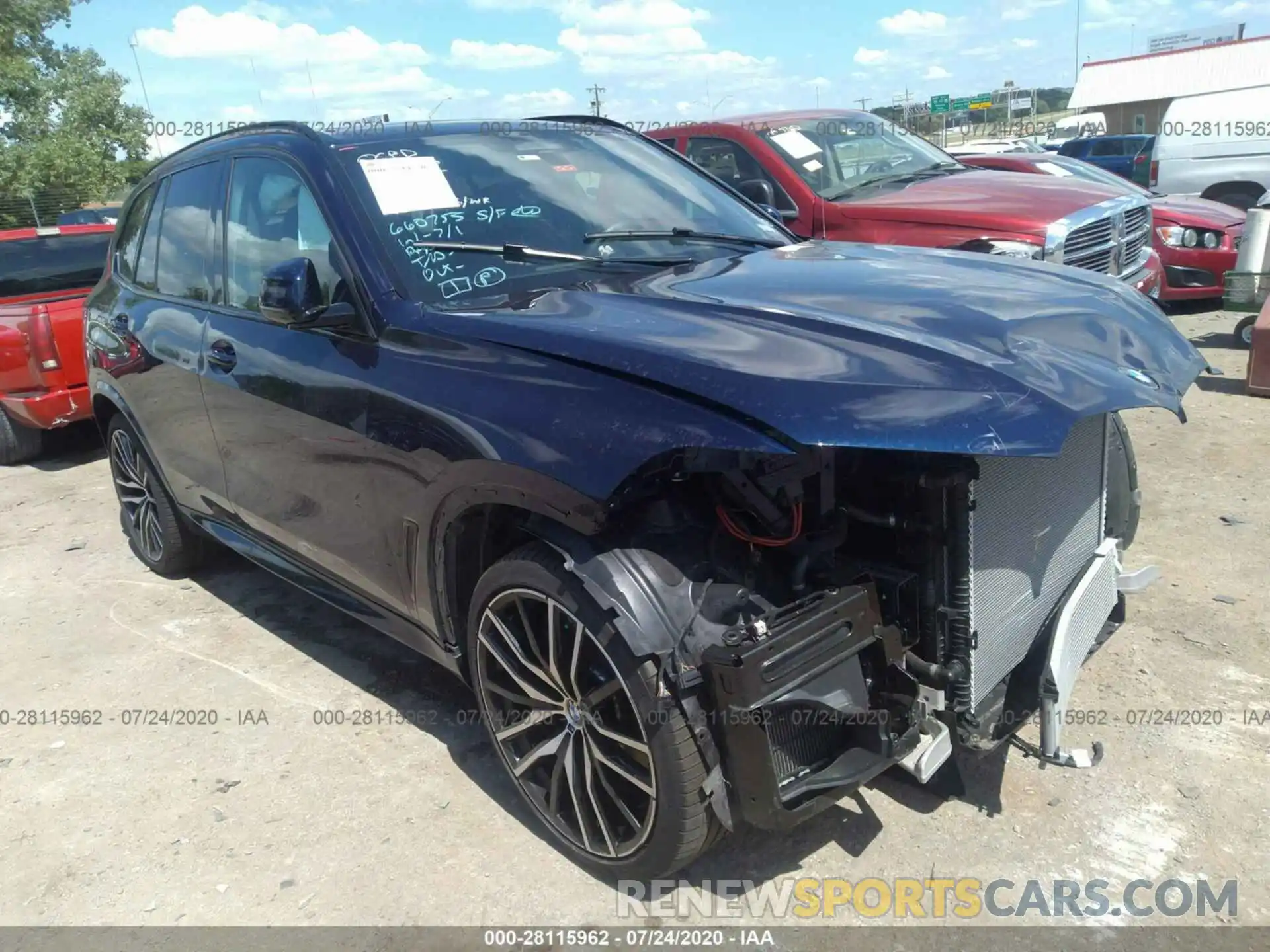 1 Photograph of a damaged car 5UXCR6C07L9B42056 BMW X5 2020