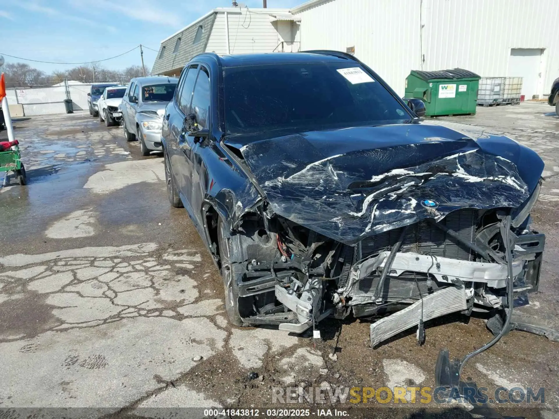1 Photograph of a damaged car 5UXCR6C08L9C63999 BMW X5 2020
