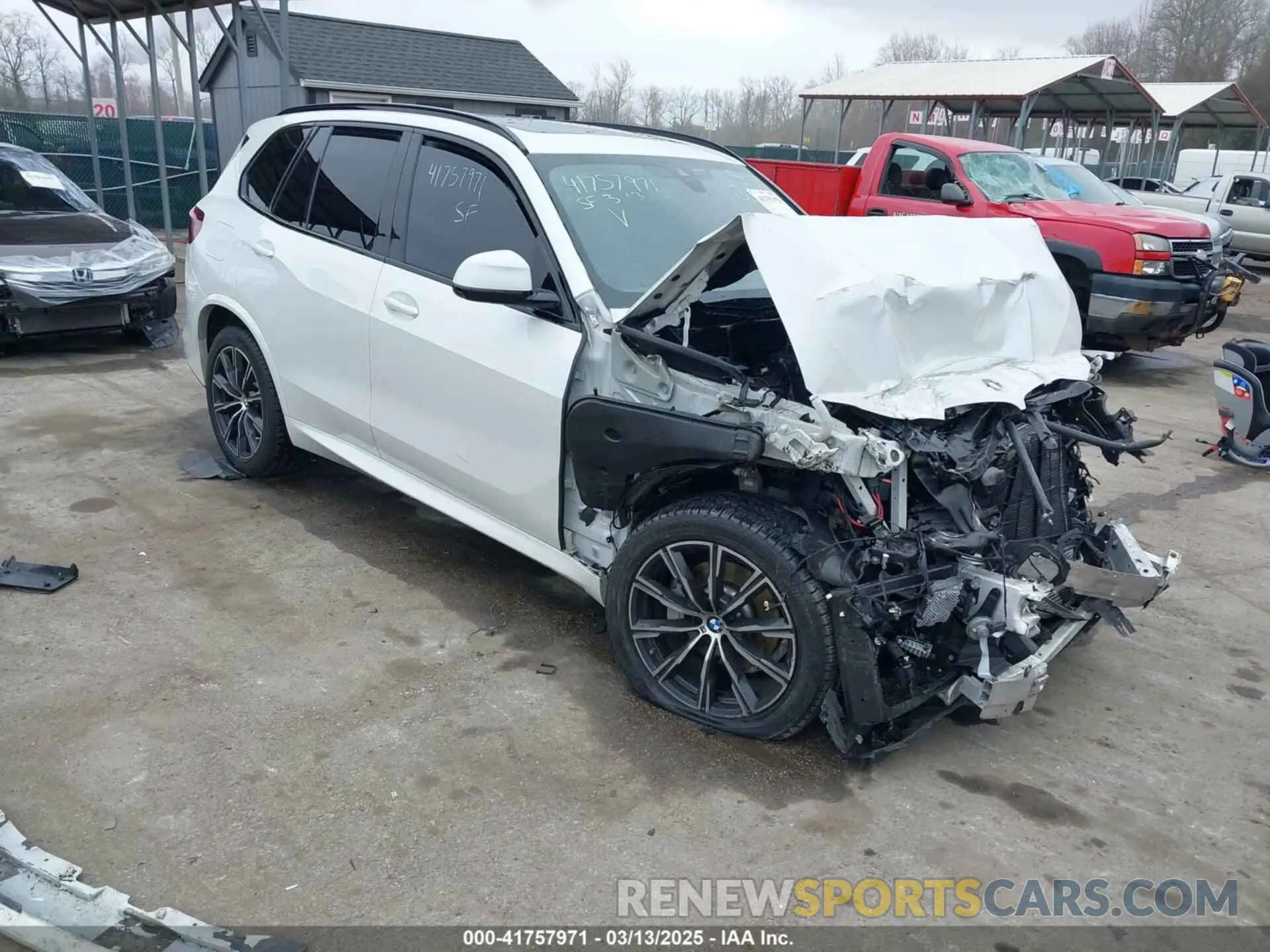 1 Photograph of a damaged car 5UXCR6C08L9D07645 BMW X5 2020