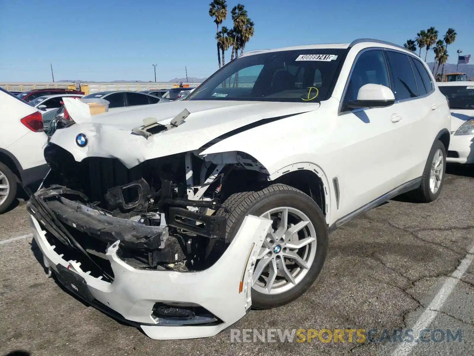 2 Photograph of a damaged car 5UXCR6C09L9C35032 BMW X5 2020