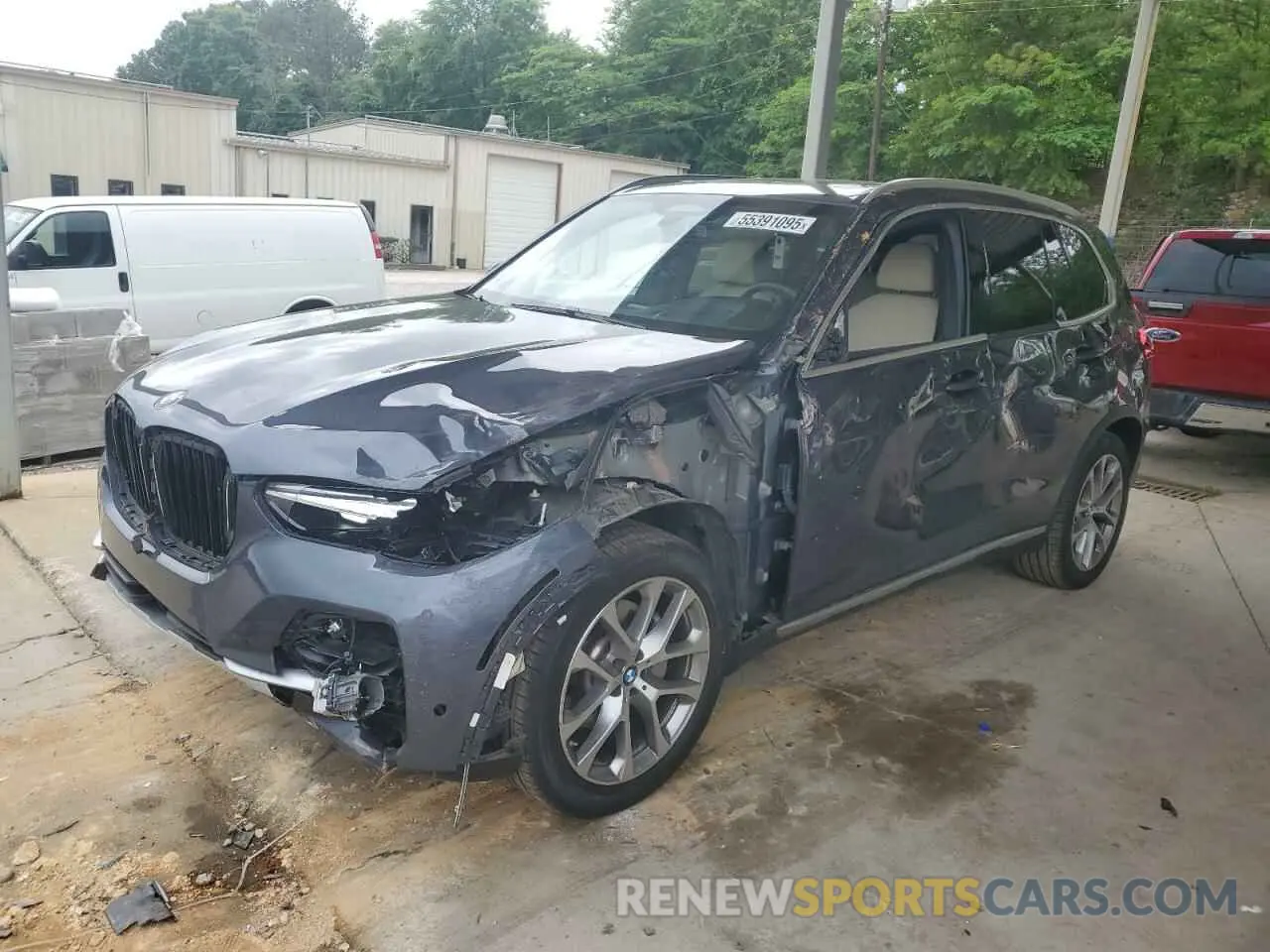 1 Photograph of a damaged car 5UXCR4C01M9H07343 BMW X5 2021