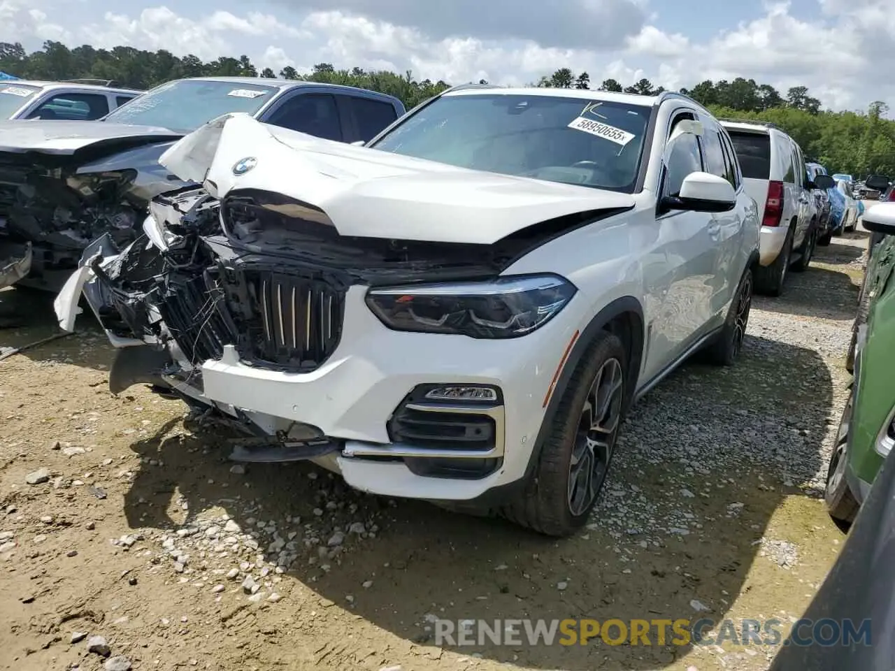 1 Photograph of a damaged car 5UXCR4C02M9E09481 BMW X5 2021