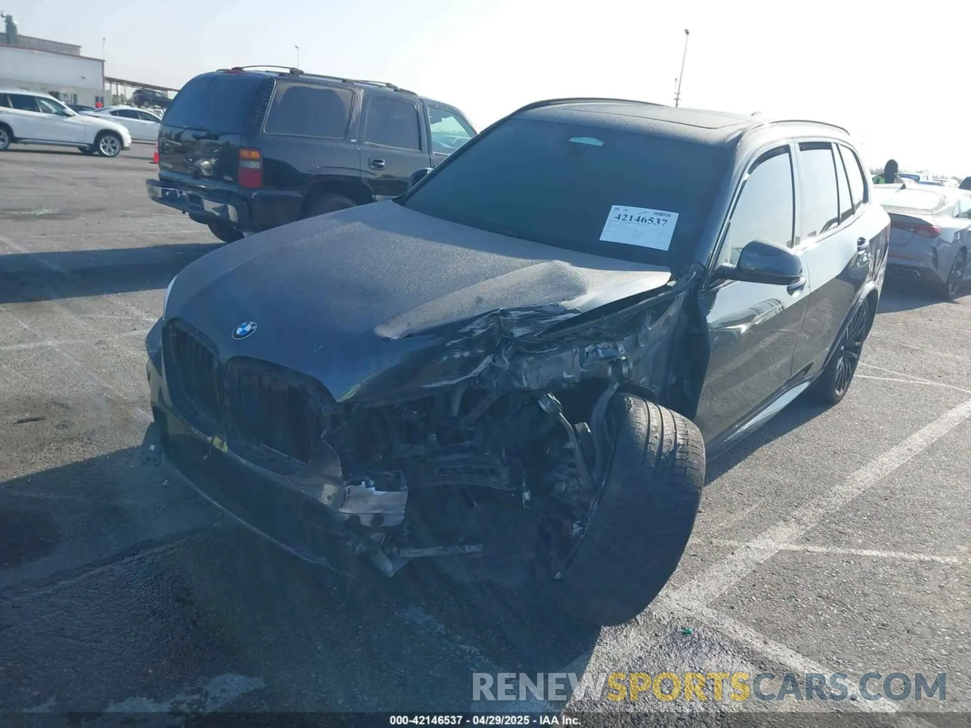 2 Photograph of a damaged car 5UXCR4C02M9H56406 BMW X5 2021
