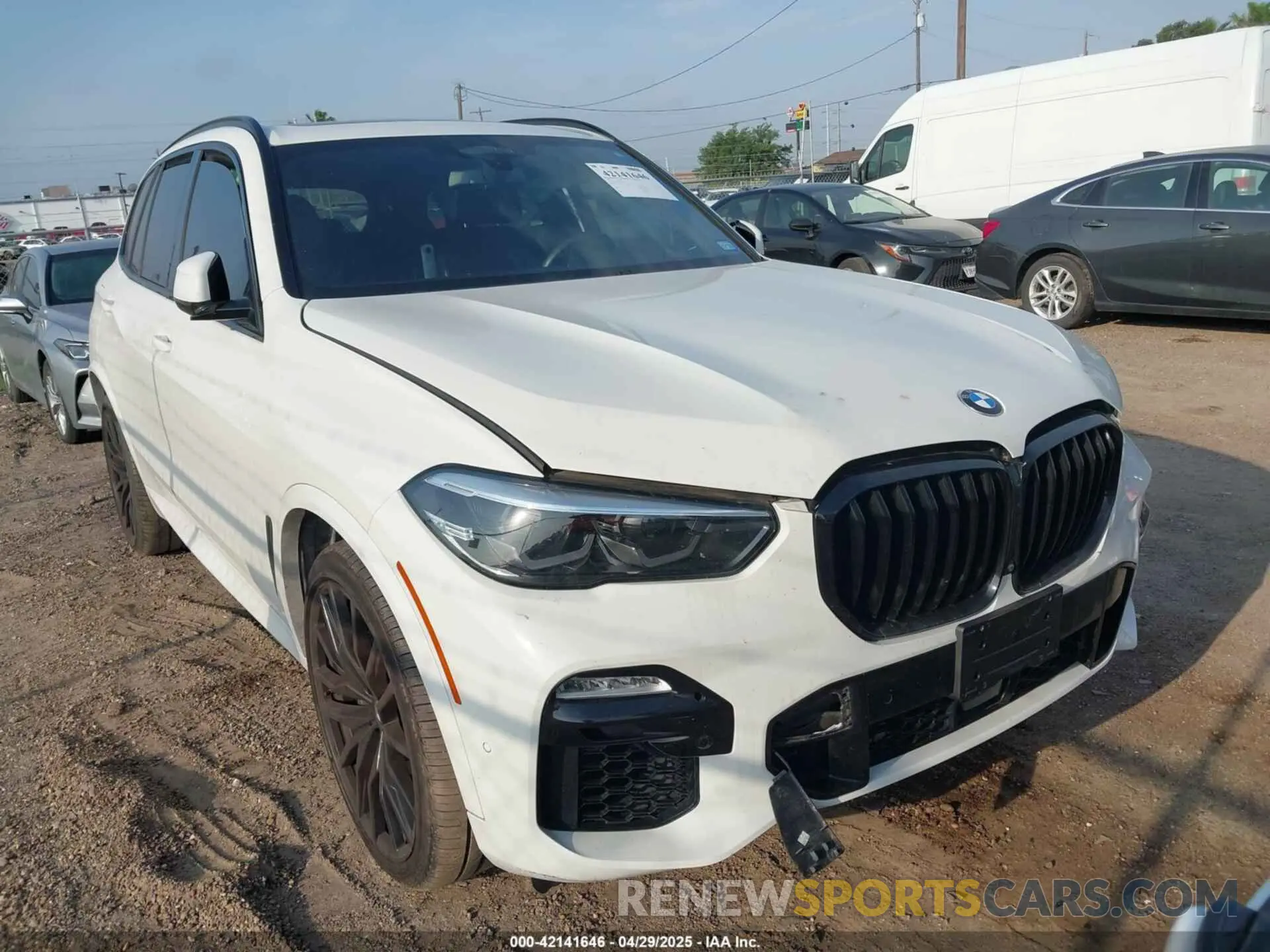 1 Photograph of a damaged car 5UXCR4C03M9E40545 BMW X5 2021