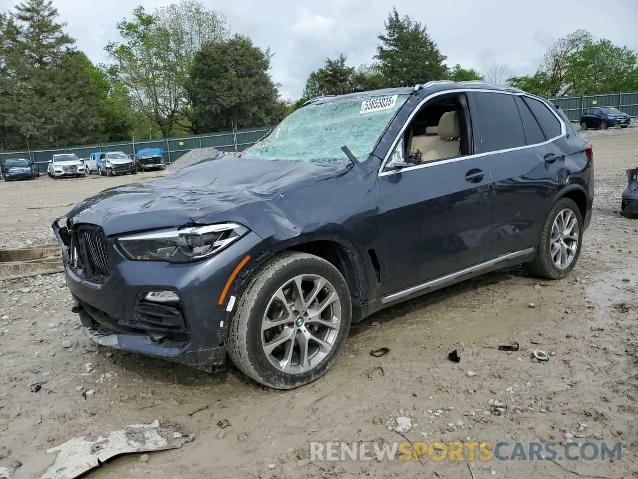 1 Photograph of a damaged car 5UXCR4C06M9H67148 BMW X5 2021