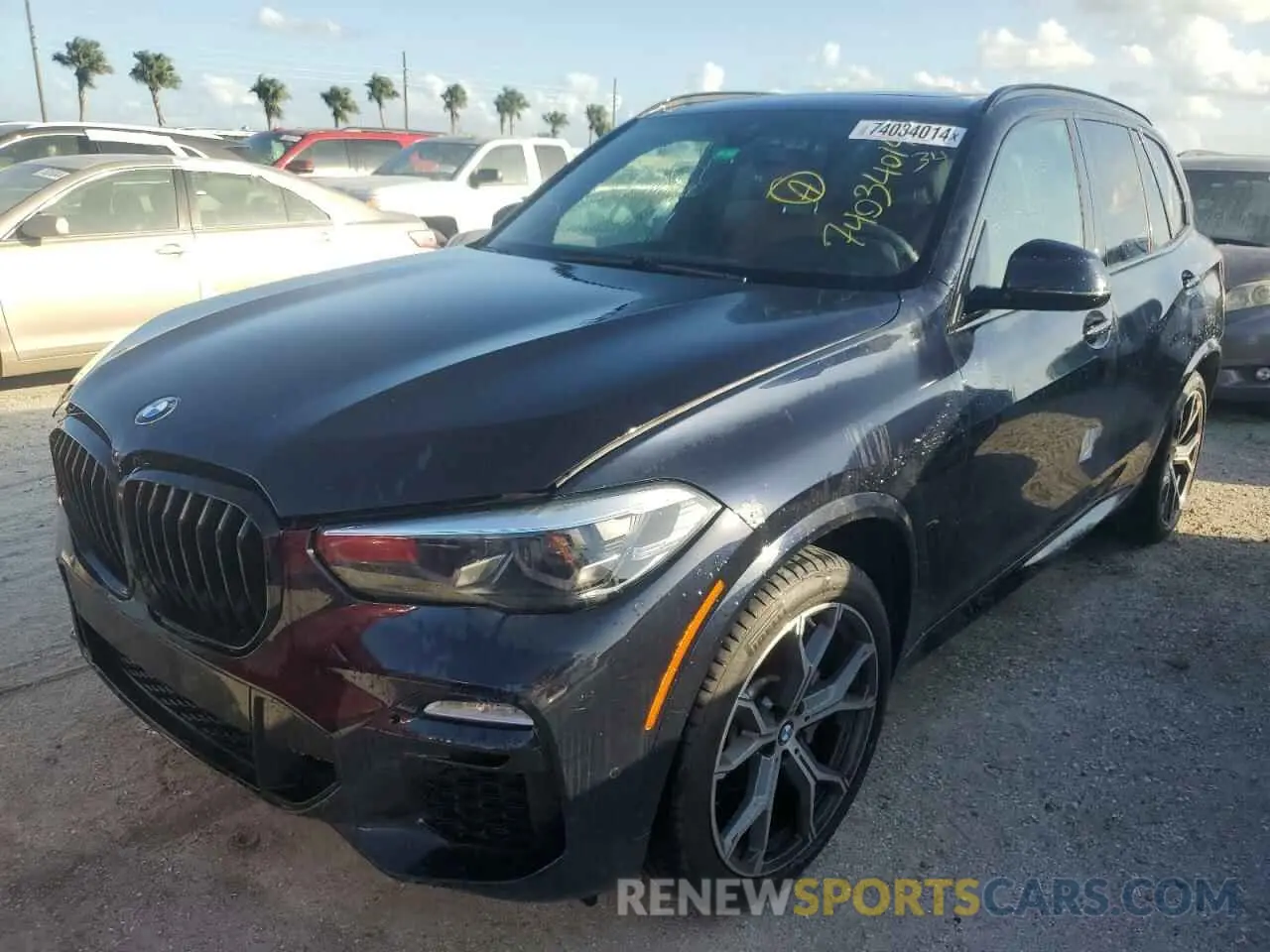 1 Photograph of a damaged car 5UXCR4C0XM9F10512 BMW X5 2021