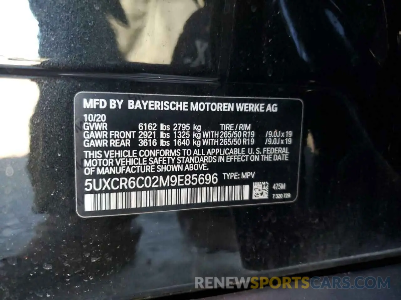 13 Photograph of a damaged car 5UXCR6C02M9E85696 BMW X5 2021