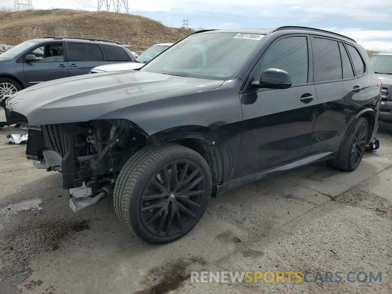 1 Photograph of a damaged car 5UXCR6C05M9E56869 BMW X5 2021