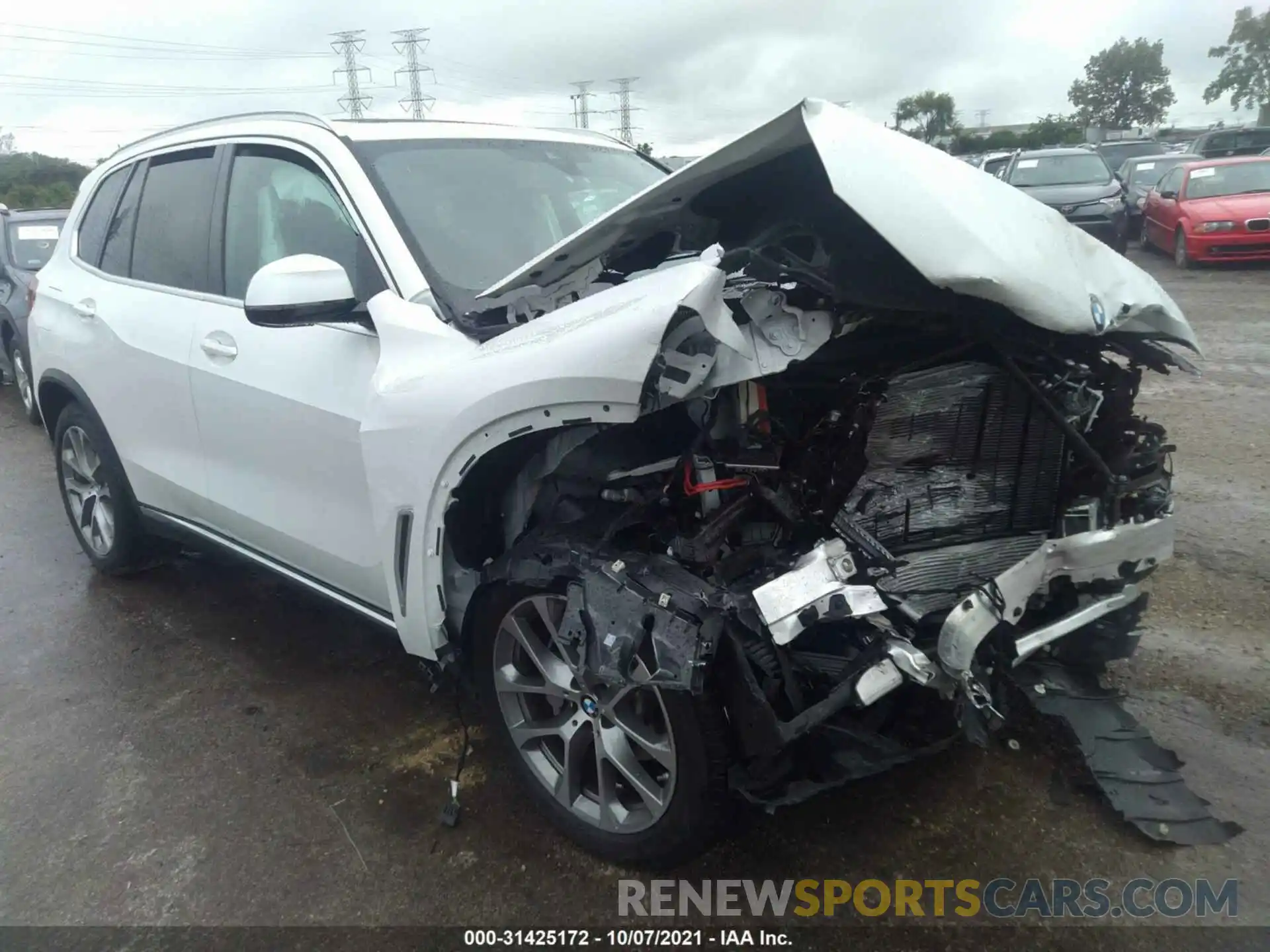 6 Photograph of a damaged car 5UXCR6C06M9F16853 BMW X5 2021