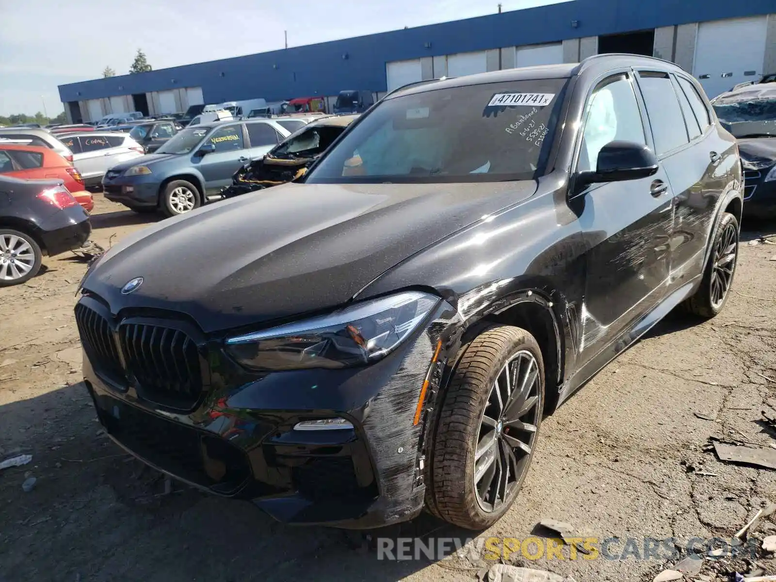 2 Photograph of a damaged car 5UXCR6C06M9F35404 BMW X5 2021