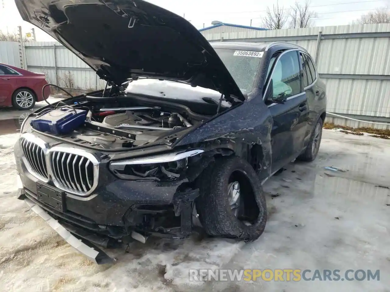 9 Photograph of a damaged car 5UXCR6C07M9H31058 BMW X5 2021