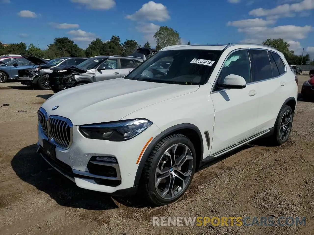 1 Photograph of a damaged car 5UXCR6C09M9F71460 BMW X5 2021