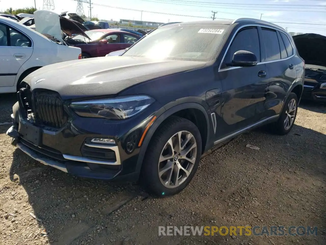 1 Photograph of a damaged car 5UXTA6C04M9D46614 BMW X5 2021