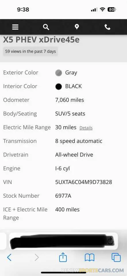 10 Photograph of a damaged car 5UXTA6C04M9D73XXX BMW X5 2021