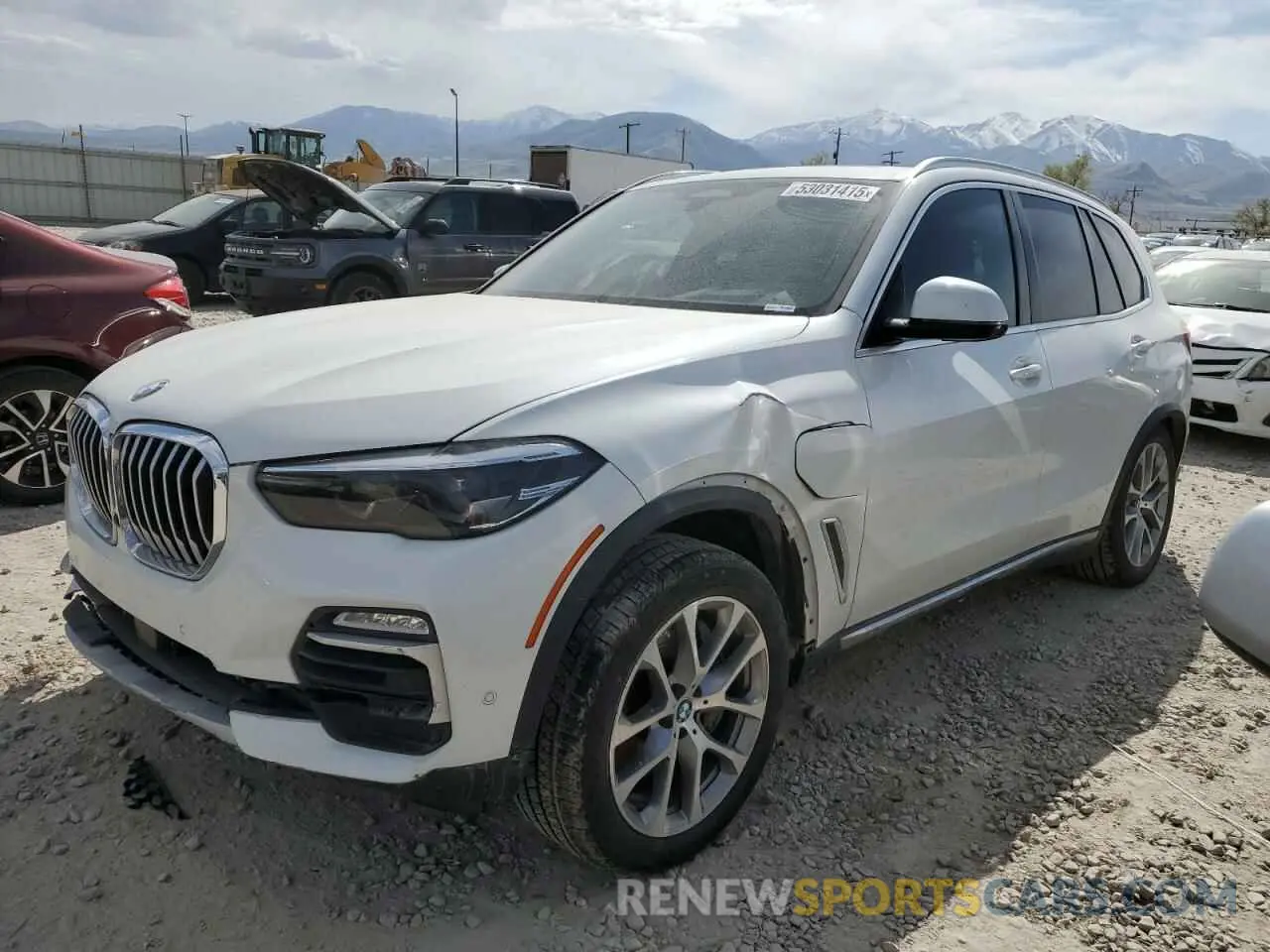 1 Photograph of a damaged car 5UXTA6C08M9F62790 BMW X5 2021