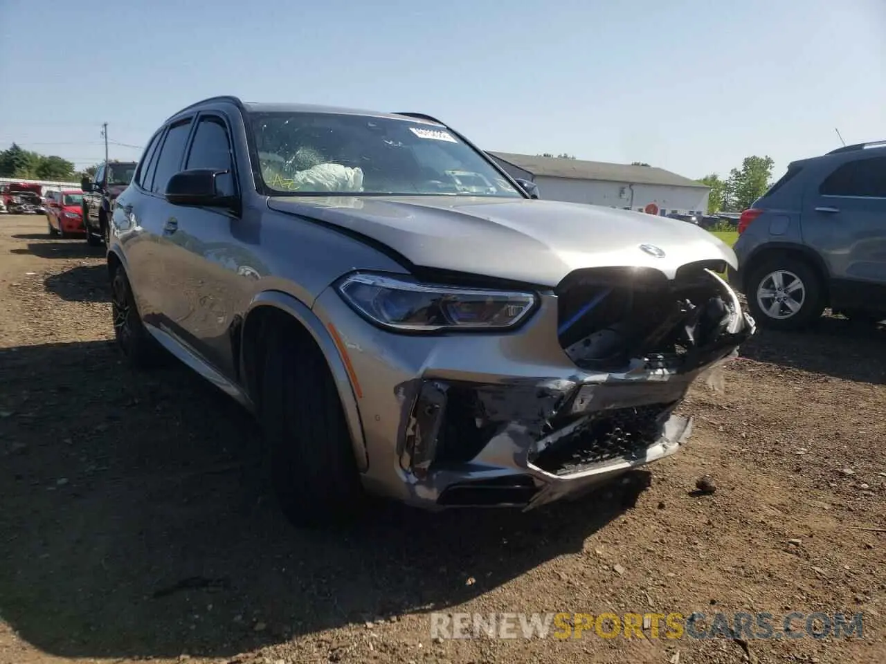 1 Photograph of a damaged car 5YMJU0C03M9G77141 BMW X5 2021