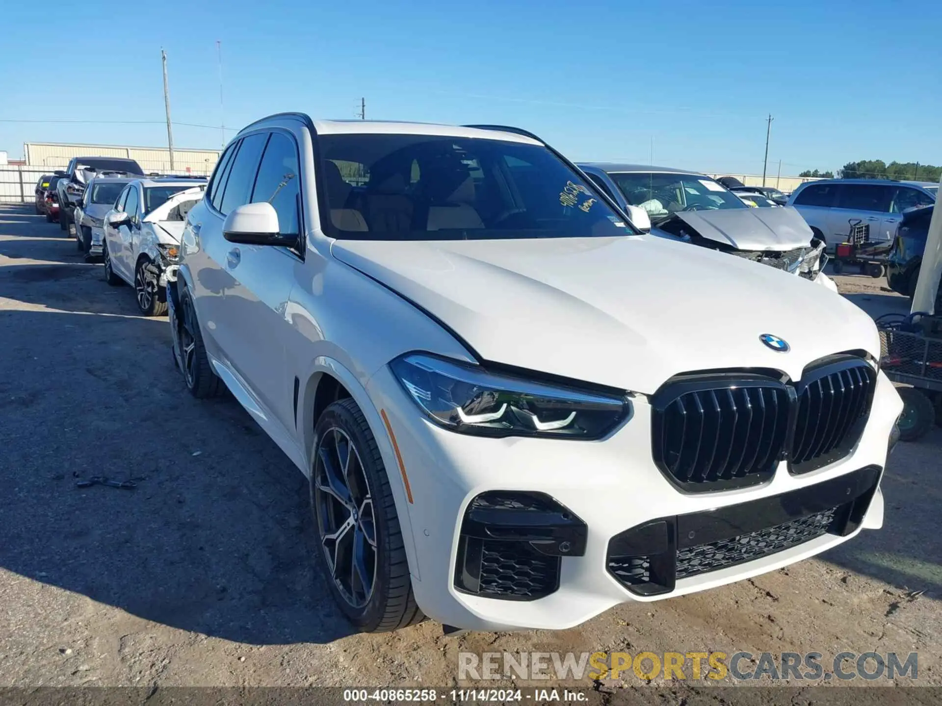 1 Photograph of a damaged car 5UXCR4C08N9M66962 BMW X5 2022
