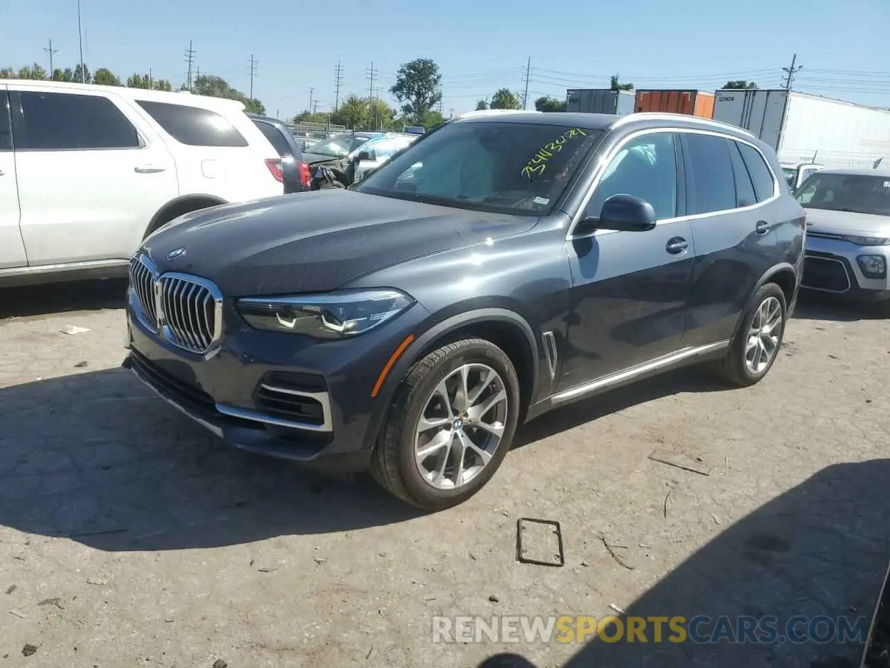 1 Photograph of a damaged car 5UXCR6C02N9M59422 BMW X5 2022