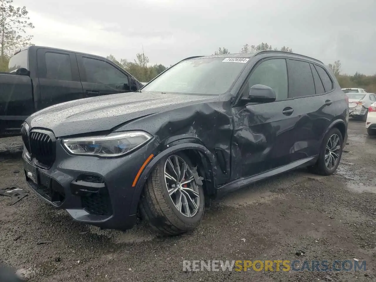 1 Photograph of a damaged car 5UXCR6C03N9K58192 BMW X5 2022