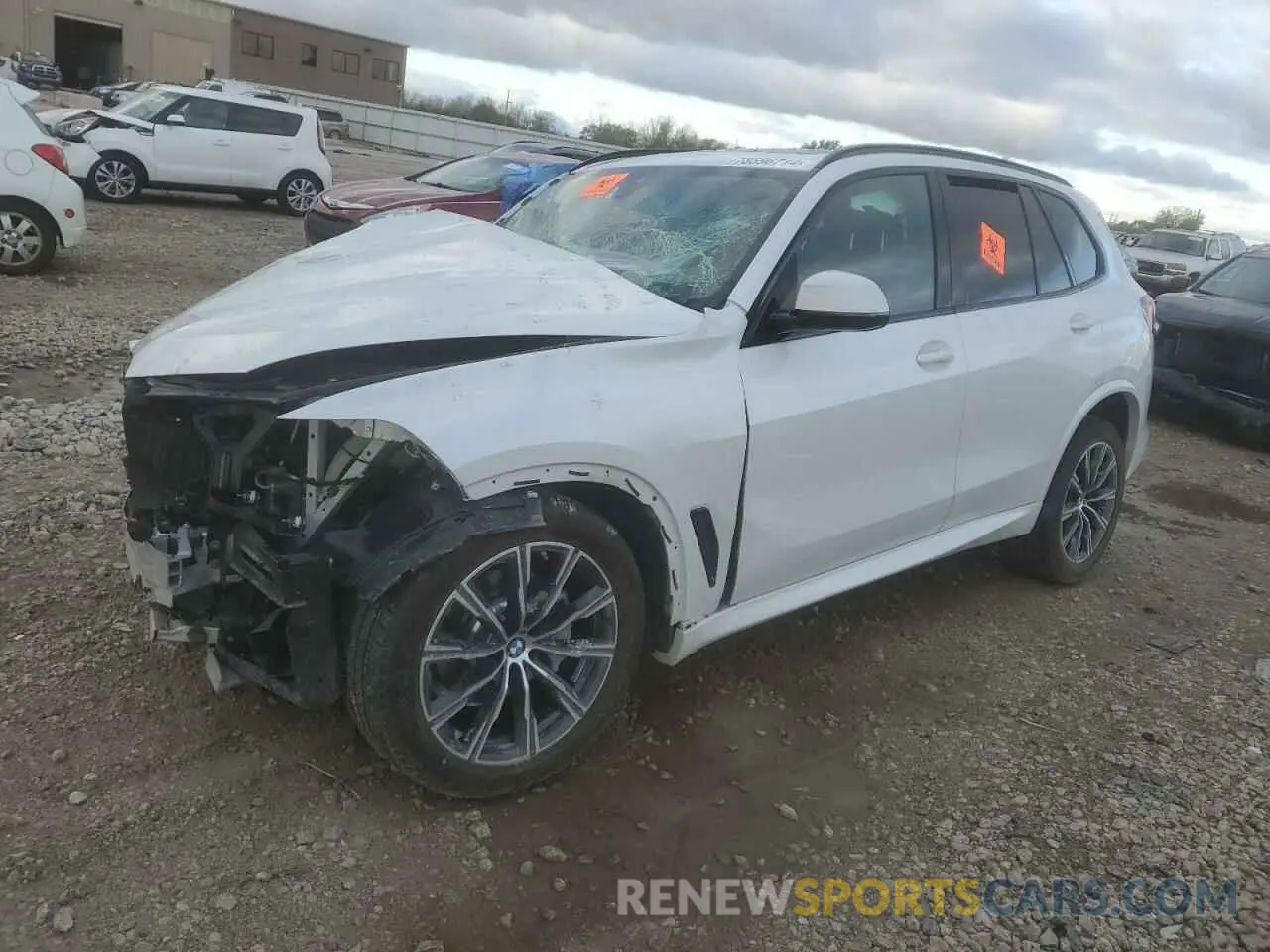 1 Photograph of a damaged car 5UXCR6C04N9M45490 BMW X5 2022