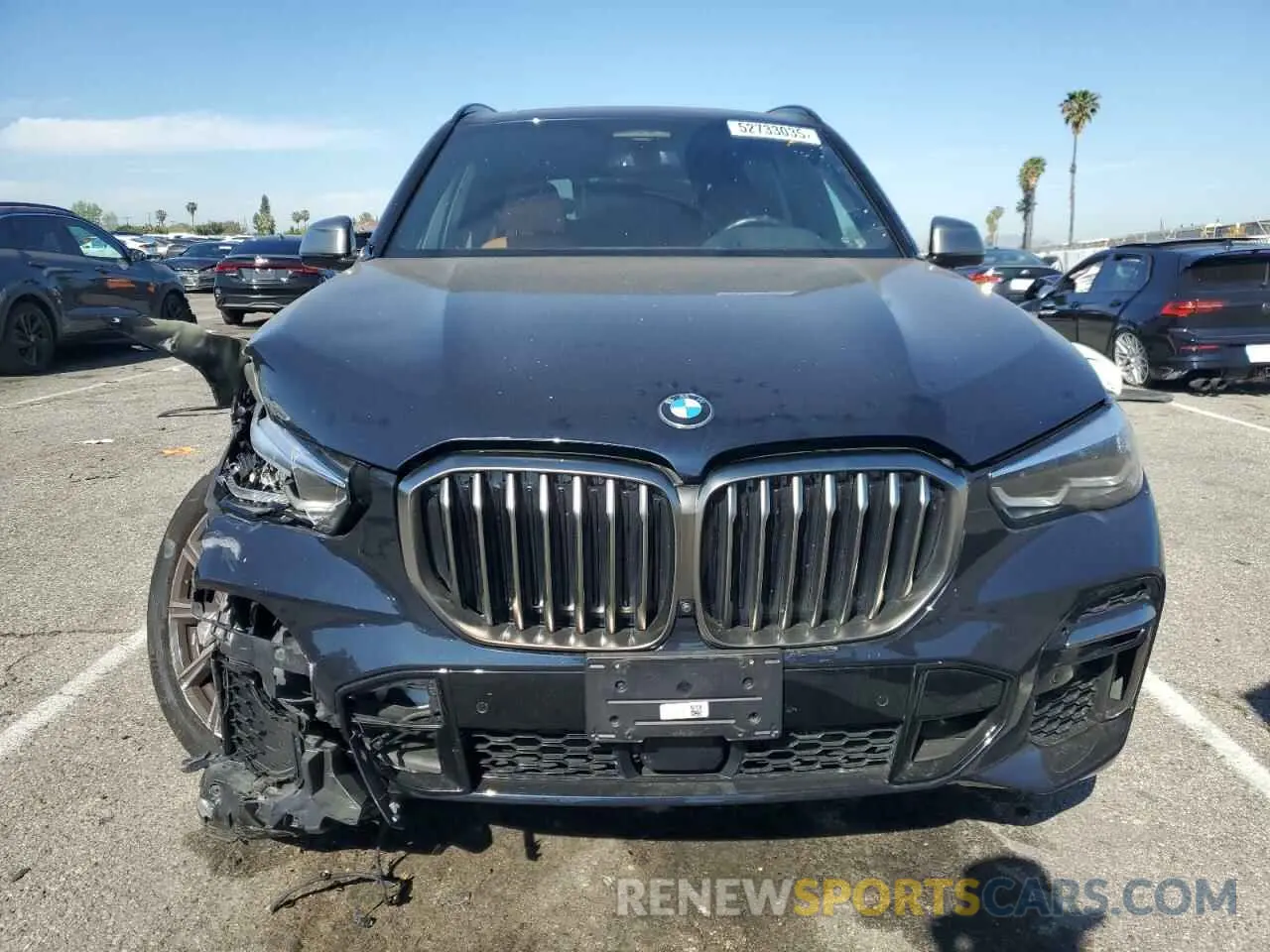 5 Photograph of a damaged car 5UXJU4C06N9K15282 BMW X5 2022