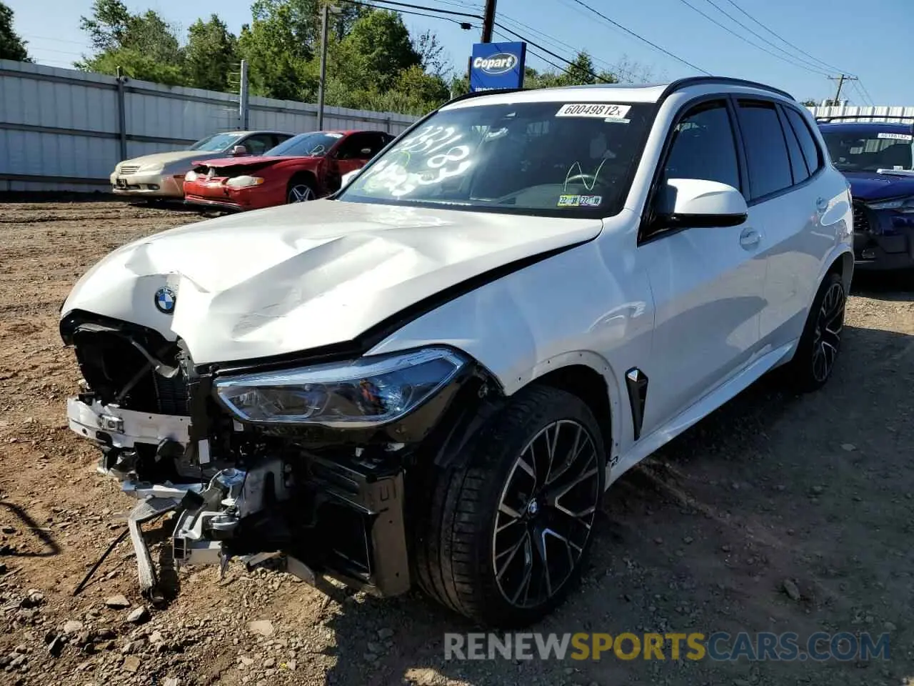 2 Photograph of a damaged car 5YMJU0C09N9K40145 BMW X5 2022
