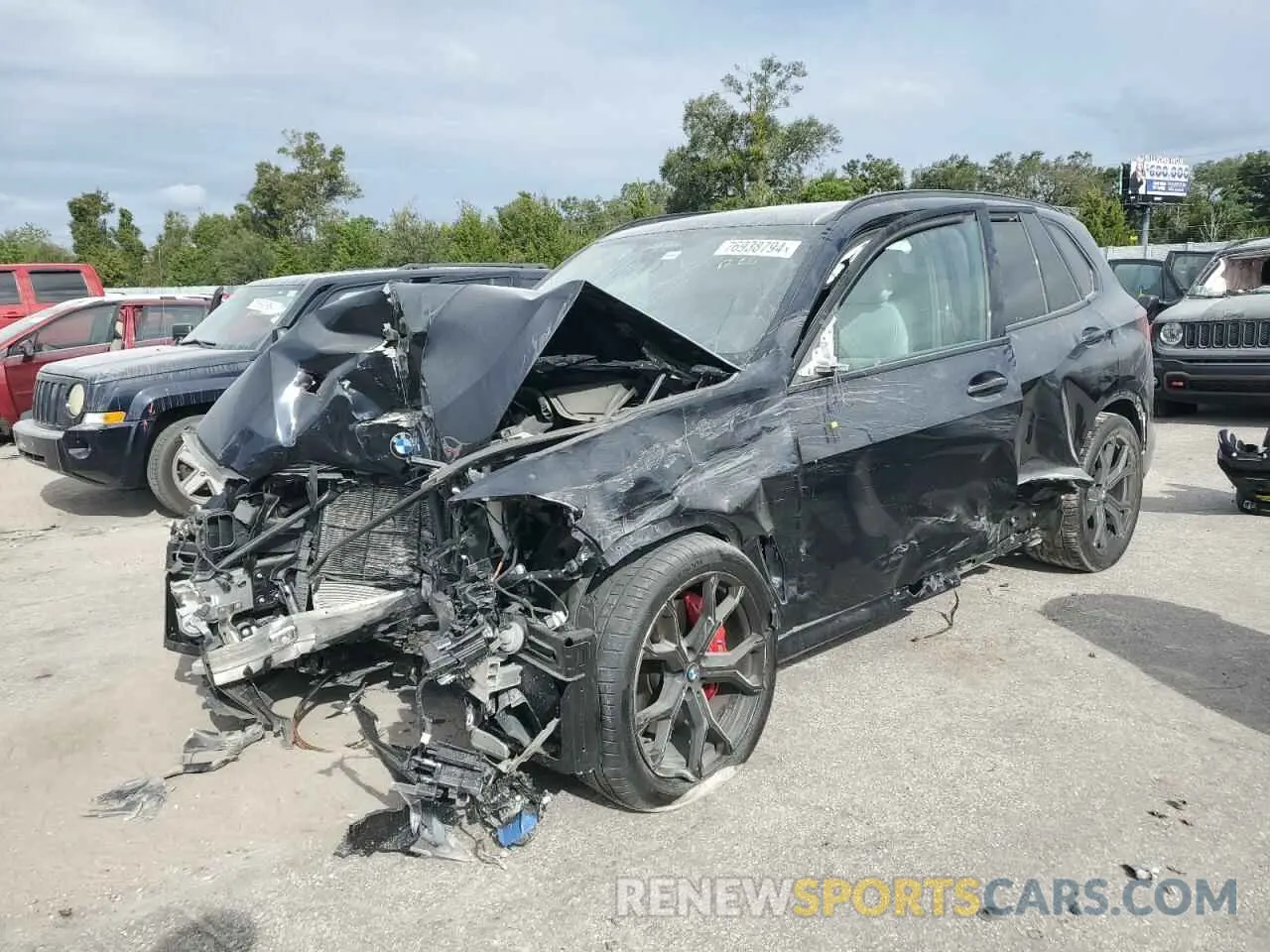 1 Photograph of a damaged car 5UXCR4C06P9N72765 BMW X5 2023