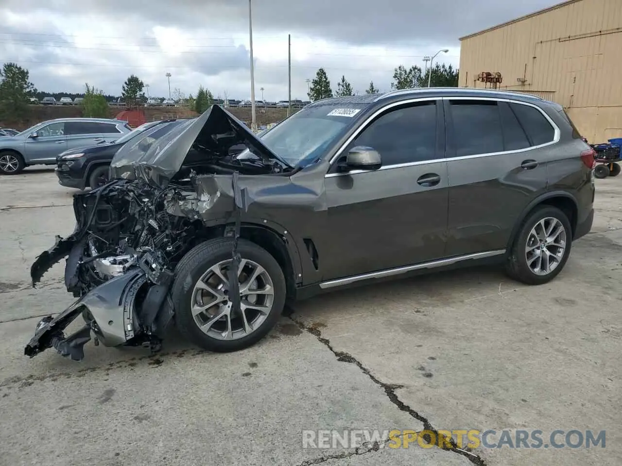 1 Photograph of a damaged car 5UXCR4C07P9N73360 BMW X5 2023