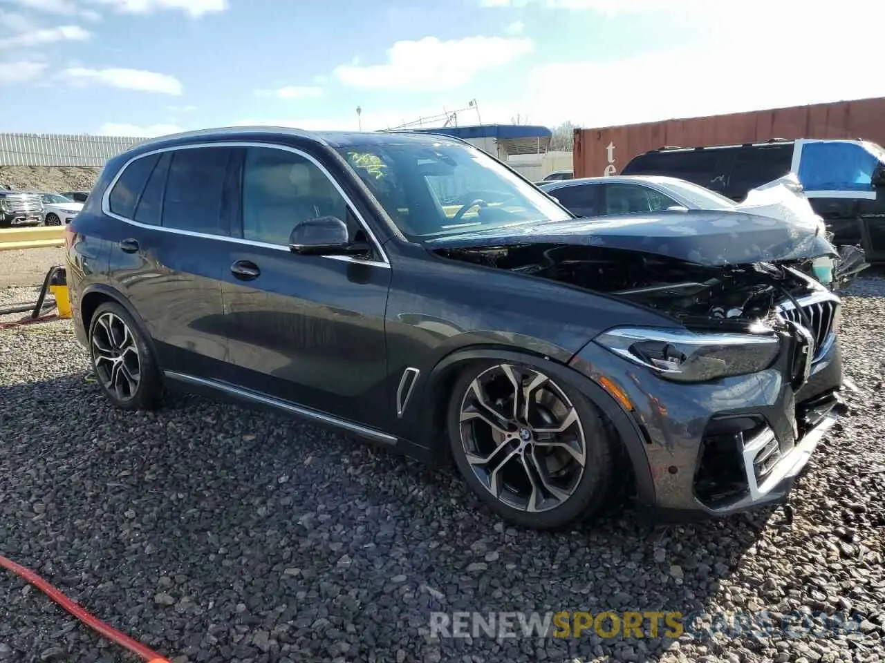 4 Photograph of a damaged car 5UXCR4C0XP9P08573 BMW X5 2023
