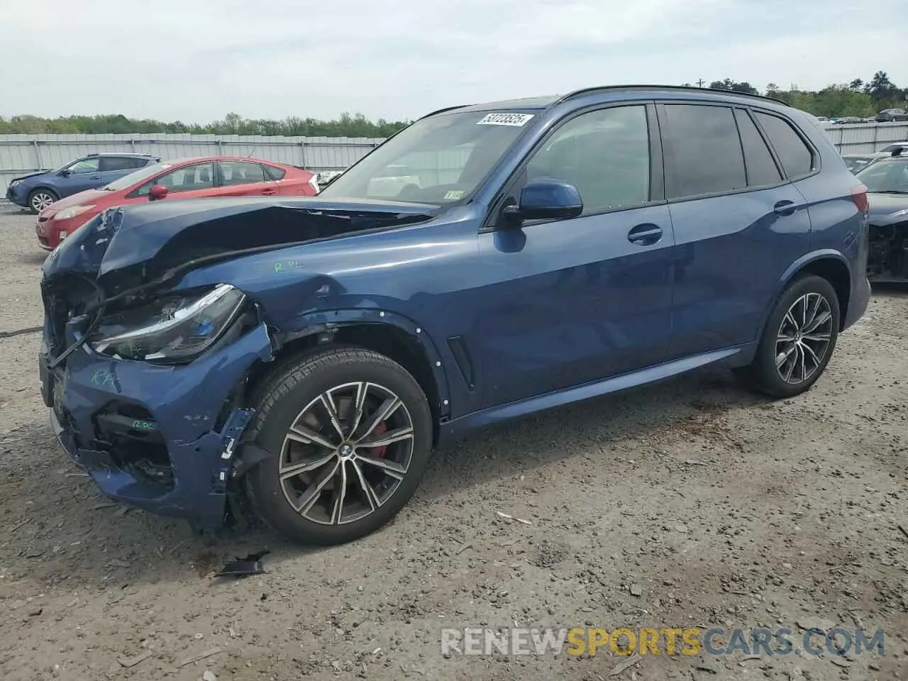 1 Photograph of a damaged car 5UXCR6C04P9P13750 BMW X5 2023