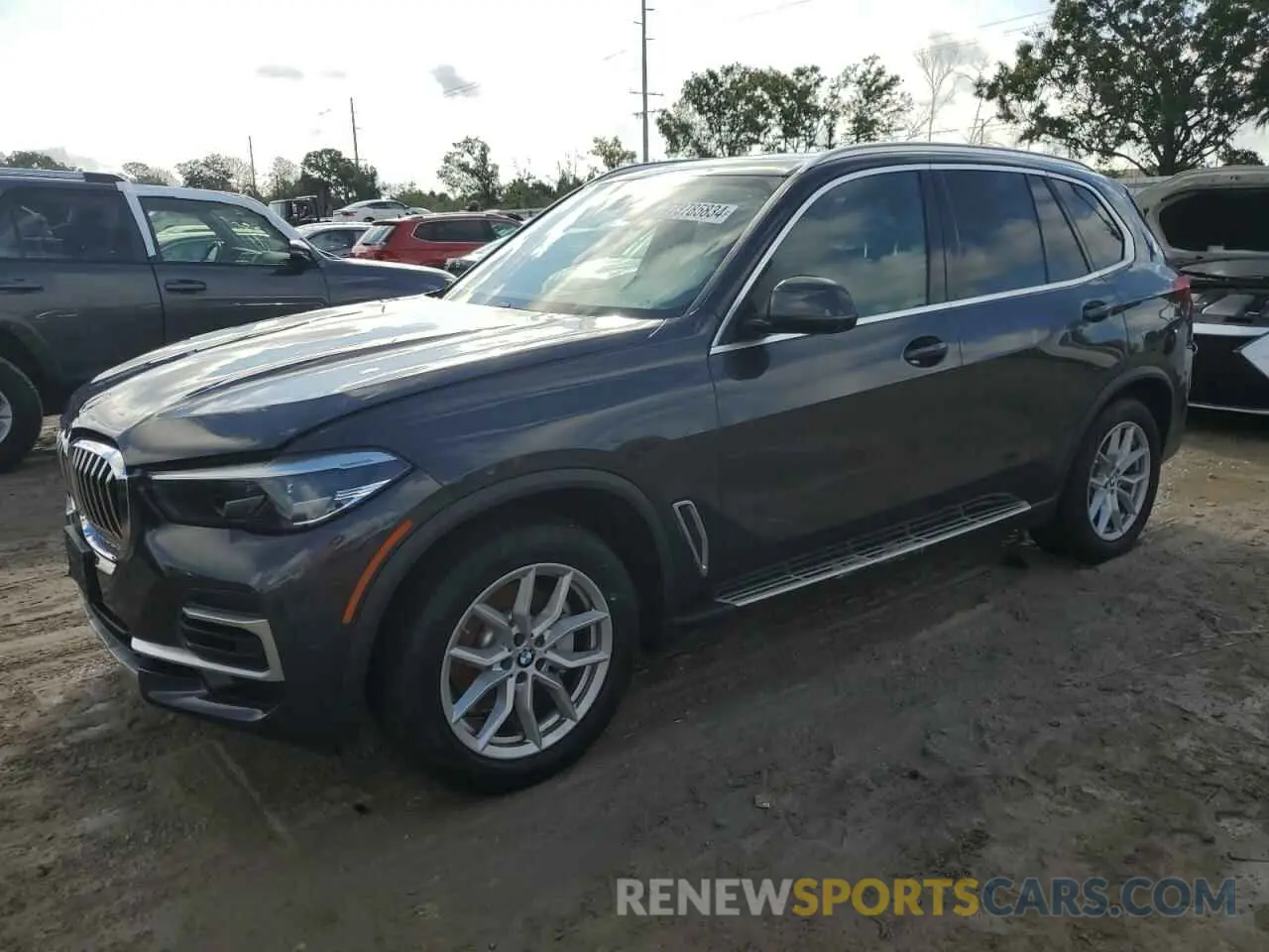 1 Photograph of a damaged car 5UXCR6C07P9P38416 BMW X5 2023