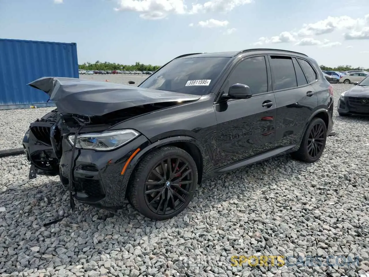 1 Photograph of a damaged car 5UXCR6C07P9R18608 BMW X5 2023