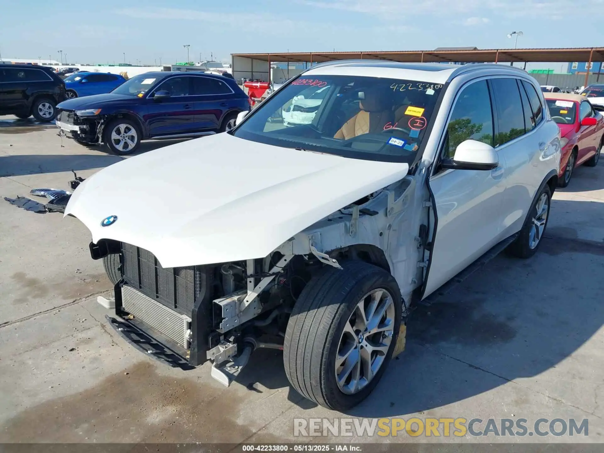 2 Photograph of a damaged car 5UXCR6C08P9P02864 BMW X5 2023