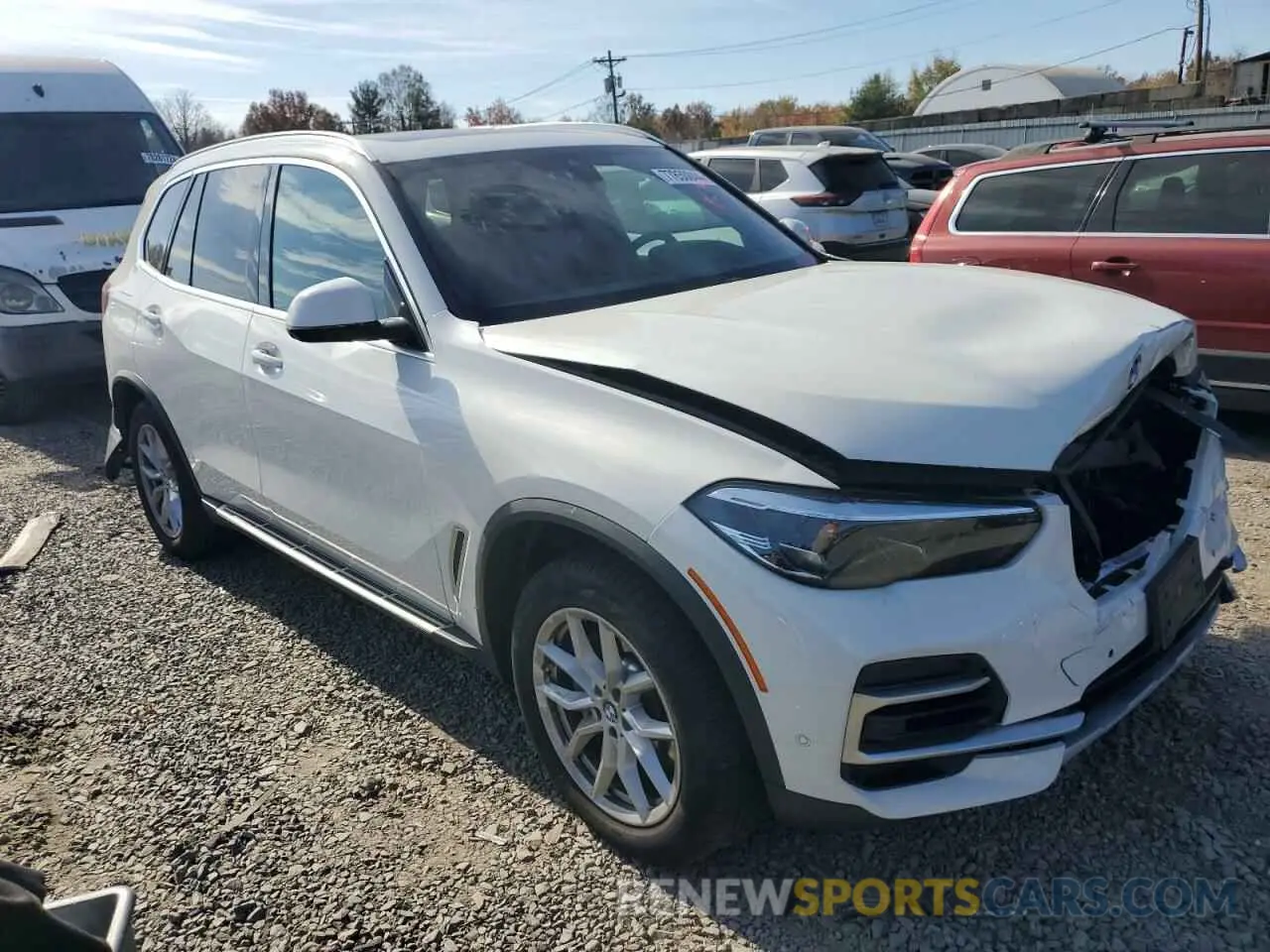 4 Photograph of a damaged car 5UXCR6C08P9P03609 BMW X5 2023