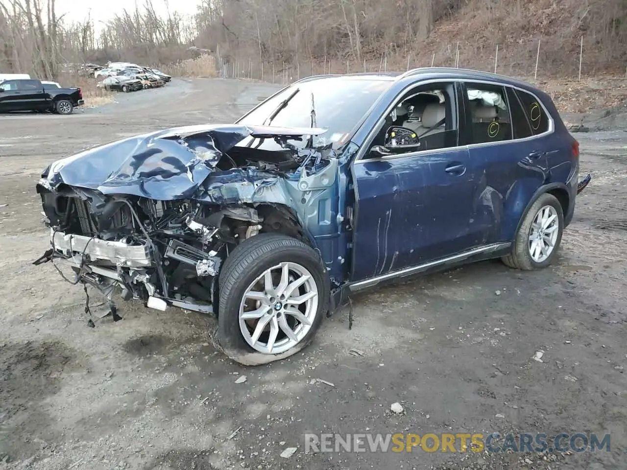 1 Photograph of a damaged car 5UXCR6C0XP9P66310 BMW X5 2023