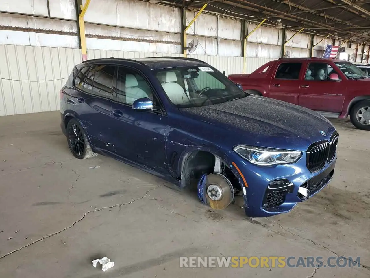 4 Photograph of a damaged car 5UXJU4C09P9P85232 BMW X5 2023