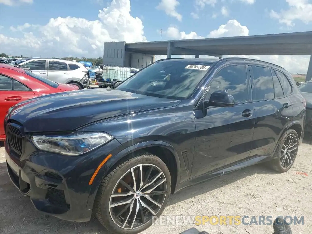 1 Photograph of a damaged car 5UXJU4C09P9P94657 BMW X5 2023