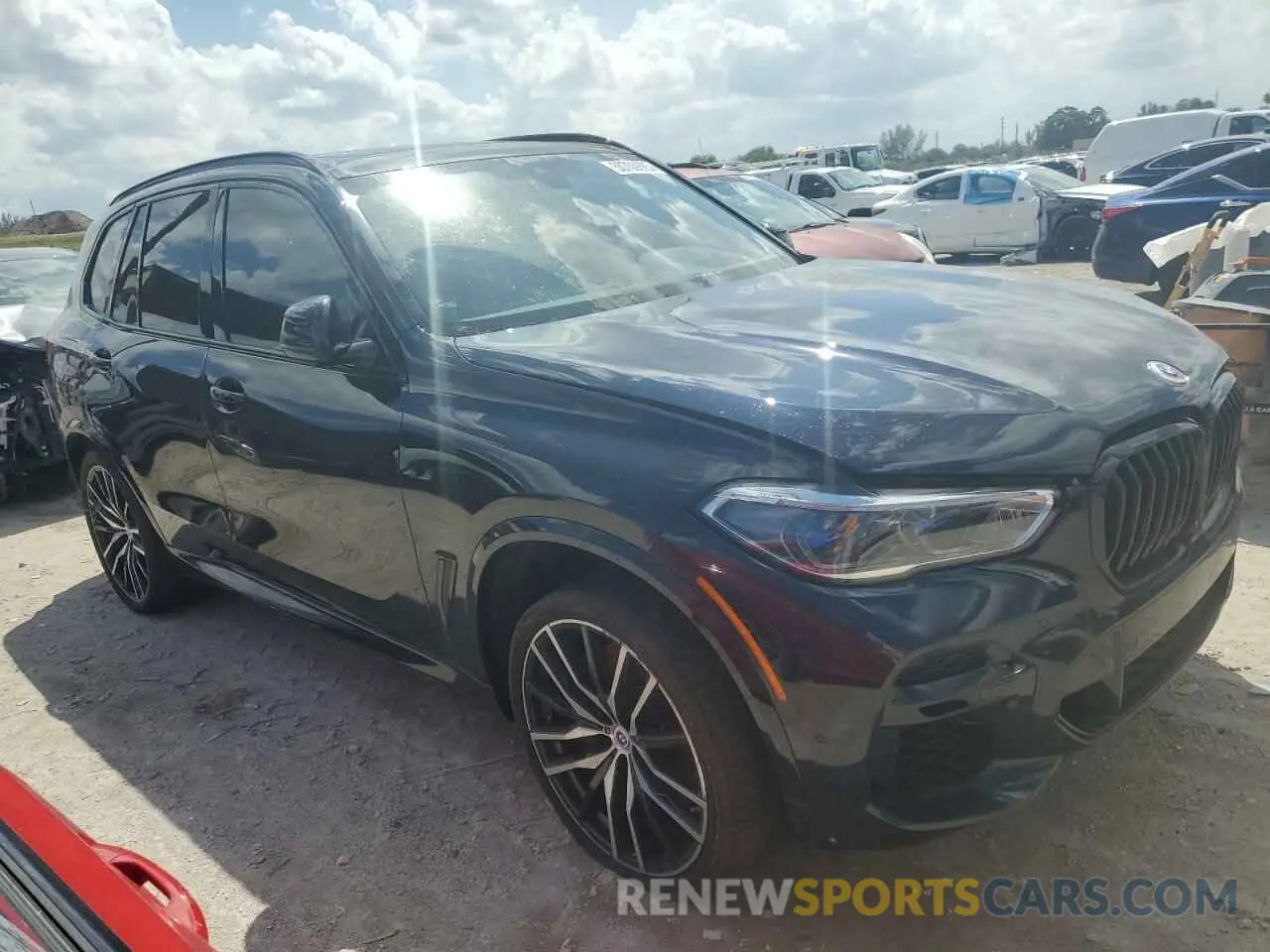 4 Photograph of a damaged car 5UXJU4C09P9P94657 BMW X5 2023