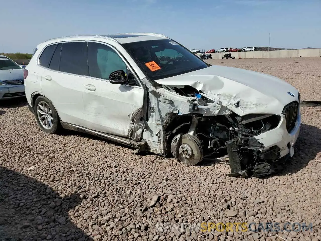 4 Photograph of a damaged car 5UXTA6C02P9N98430 BMW X5 2023