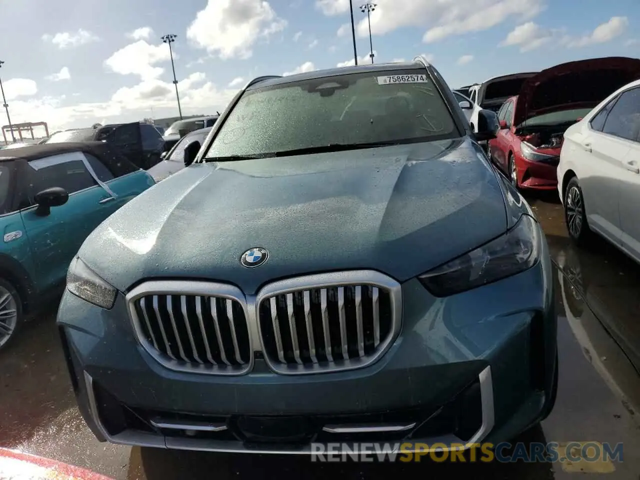 5 Photograph of a damaged car 5UX13EU08R9V20974 BMW X5 2024