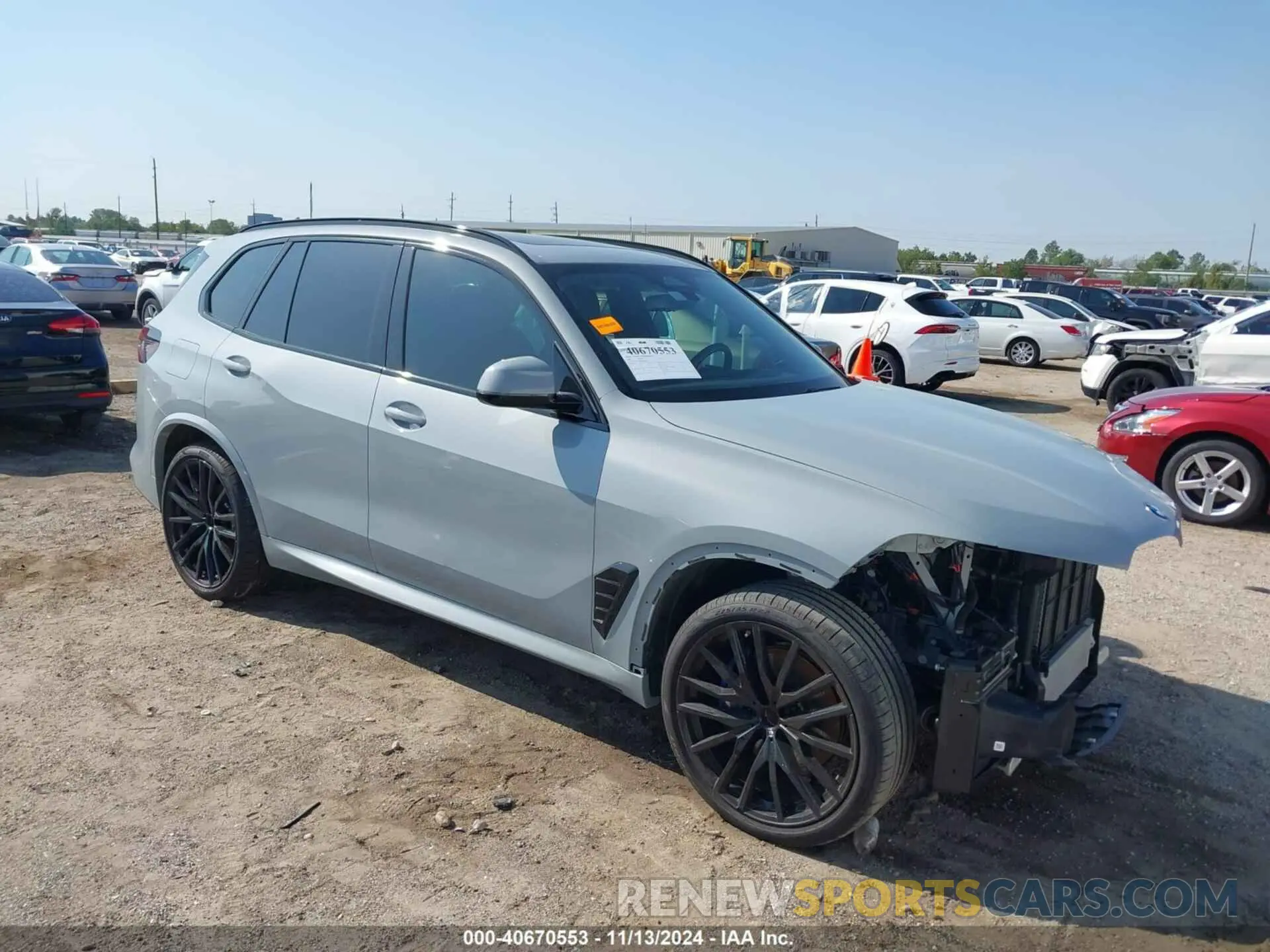 1 Photograph of a damaged car 5UX13EU08R9V44806 BMW X5 2024