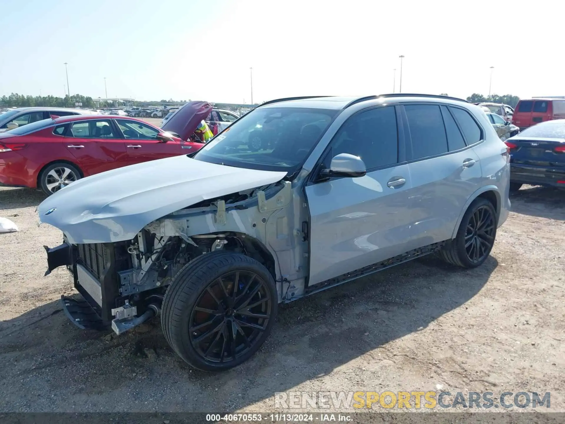 2 Photograph of a damaged car 5UX13EU08R9V44806 BMW X5 2024